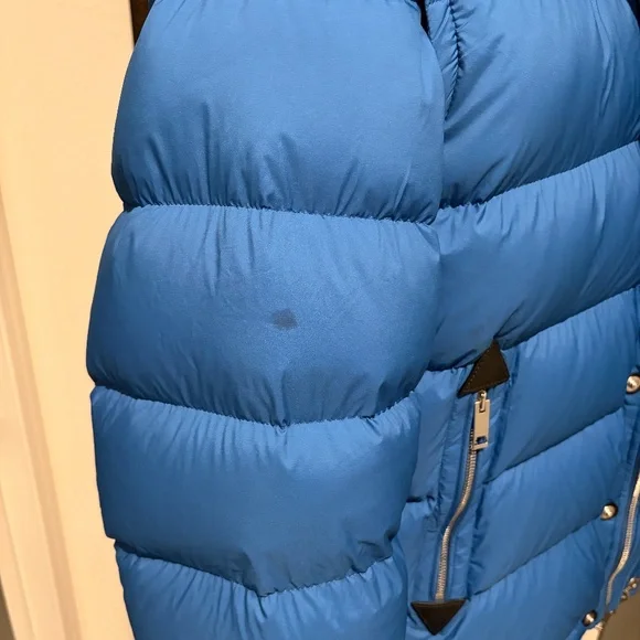 Burberry Puffer Jacket with zipper removable sleeves - Blue Size 40 - Picture 9 of 9